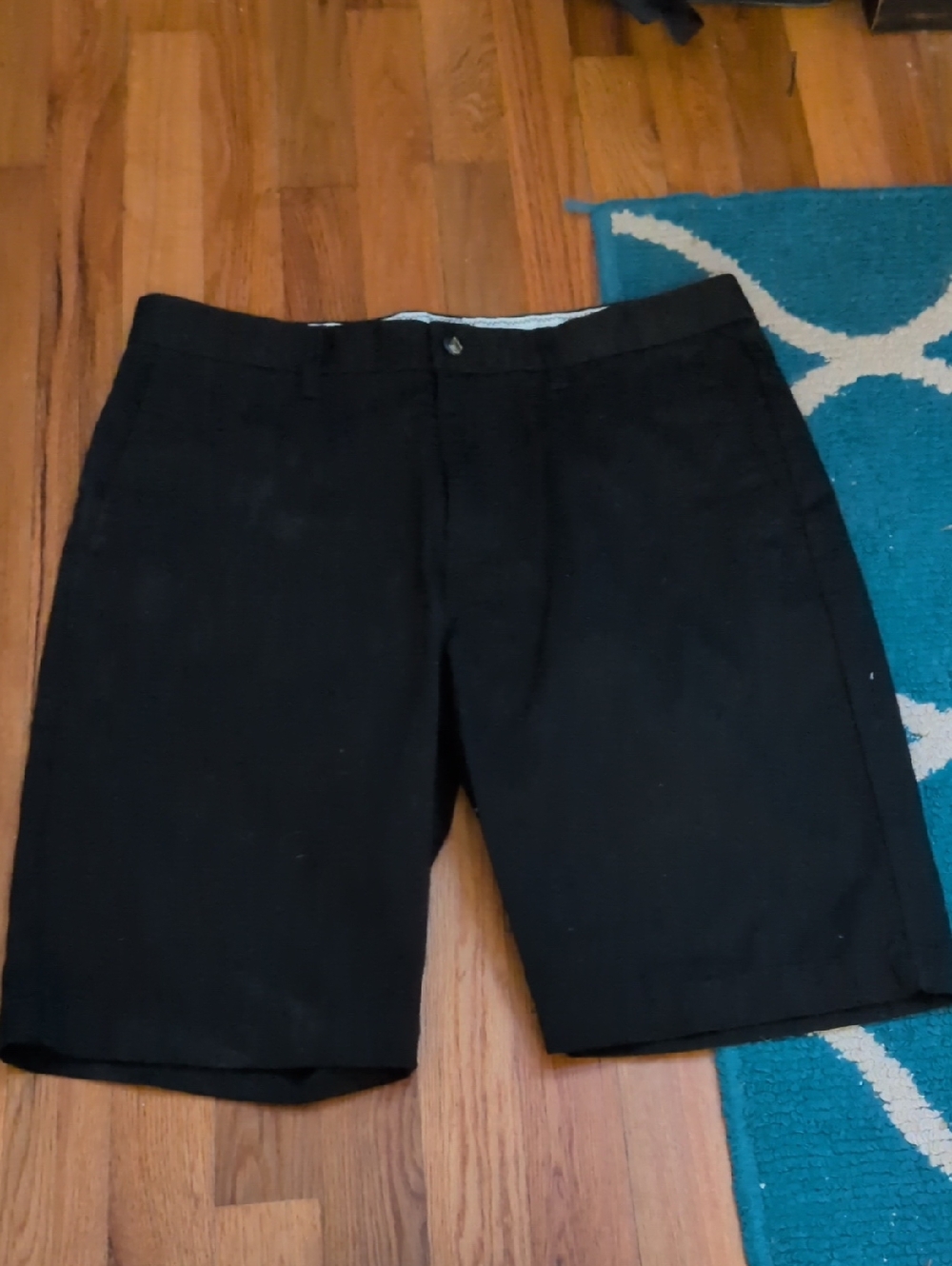 Volcom Men's Black Flat Front Casual Shorts
